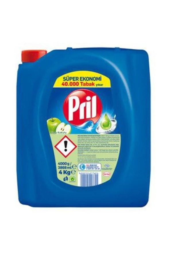 PRİL Sıvı Bulaşık Deterjanı Elma 4 Kg