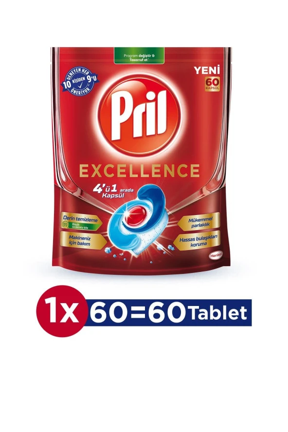 PRİL Excellence 4 Ü 1 Arada 60 Kapsül