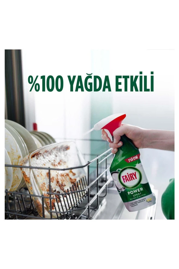 FAİRY Power Sprey 3’Ü 1 Arada Bulaşık Ve Mutfak 500 Ml 3 Adet