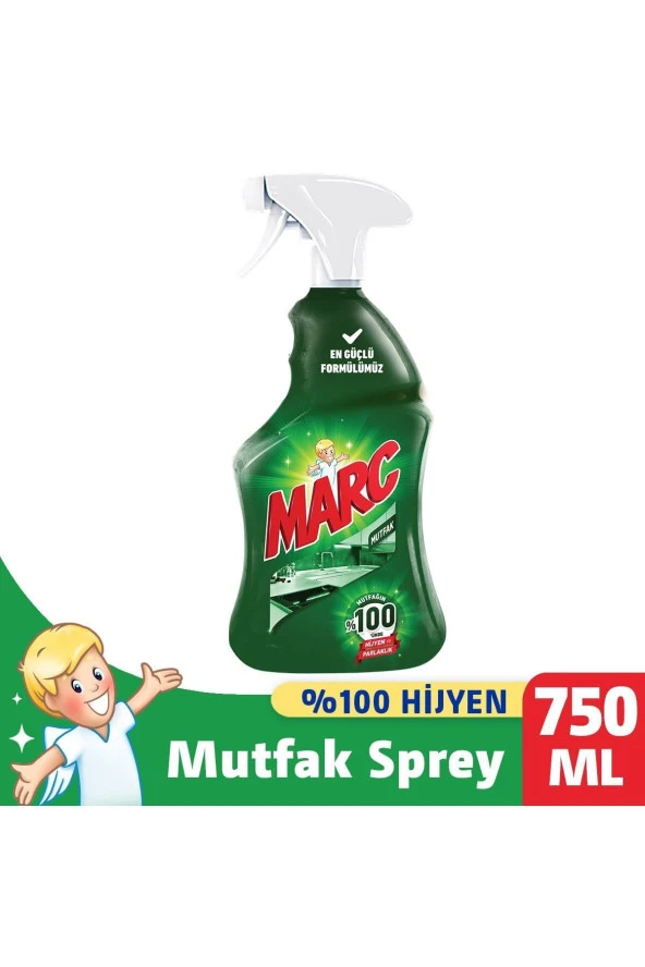 MARC Mutfak Yüzey Temizleyici, Yağ Ve Kir Çözücü Sprey 750 Ml