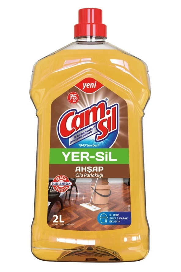 CAMSİL Yer & Sil Ahşap Temizleyici 2 L