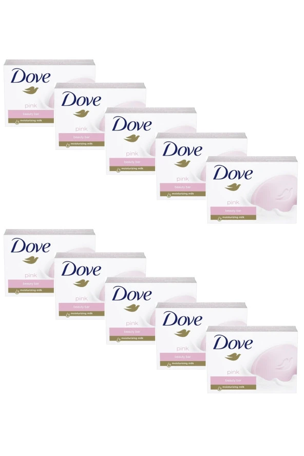 DOVE Pink Cream Bar Güzellik Sabunu 100 Gr X 10 Adet