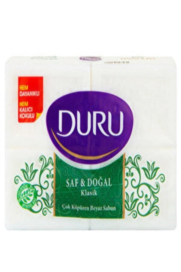 DURU Sabun Saf Ve Doğal Klasik 4X150 Gr