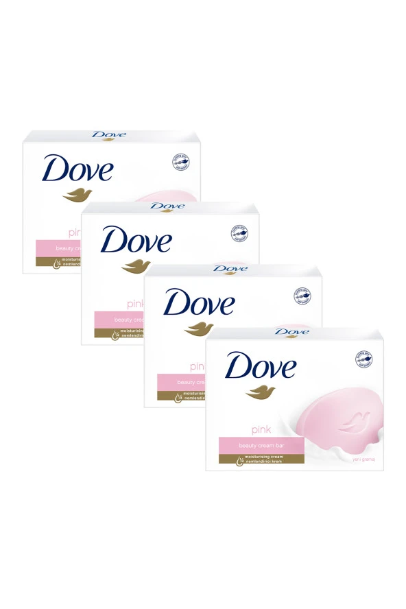 DOVE Beauty Cream Bar Katı Güzellik Sabunu Pink Nemlendirici Etkili 90 G X4 Adet - 2