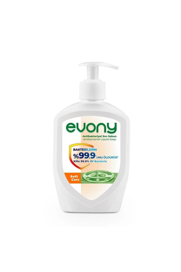 EVONY Antibakteriyel Sıvı Sabun Soft Care 300 Ml