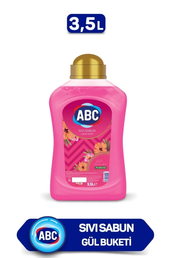 ABC Sıvı El Sabunu Pembe Buket 3,5 Lt