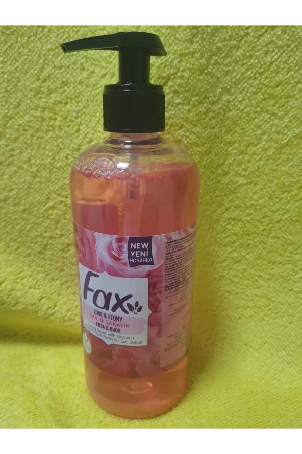 FAX Sıvı Sabun 500Ml Gül Ve Şakayık