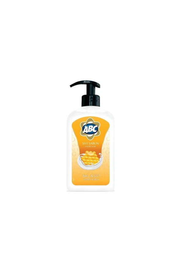 ABC Sıvı Sabun Bal & Süt -Beyaz 400 Ml