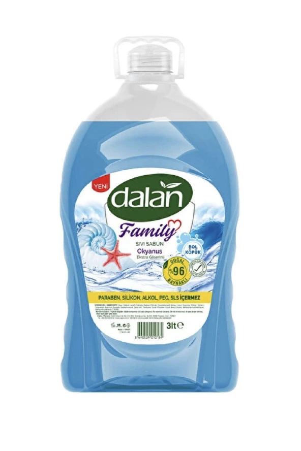 DALAN Sıvı Sabun Family 3 Litre Okyanus