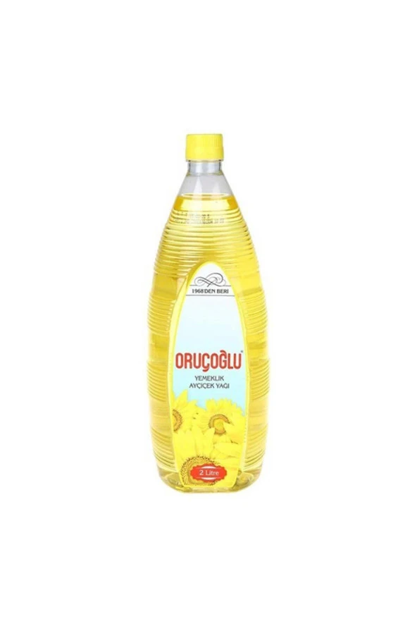 ORUÇOGLU Oruçoğlu Ayçiçek Yağ Pet 2 Lt. 8 Adet - 1