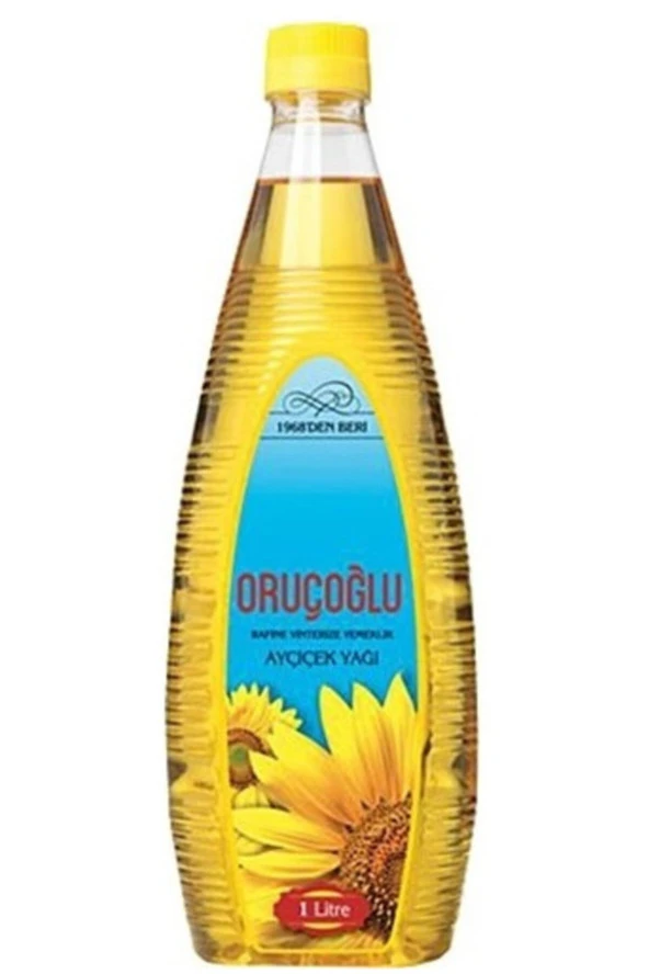 ORUÇOGLU Oruçoğlu Ayçiçek Yağı 1 Lt 6 Adet - Resim 3