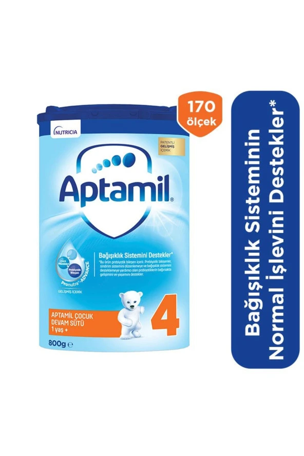 APTAMİL 4 Çocuk Devam Sütü 800 G 1 Yaş Akıllı Kutu