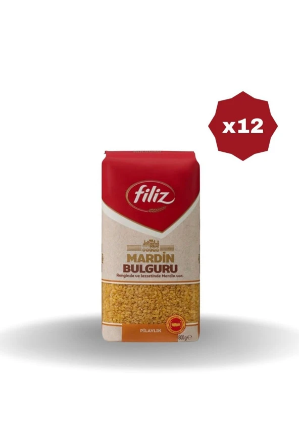 FİLİZ Pilavlık Bulgur 800 Gr X 12 Adet