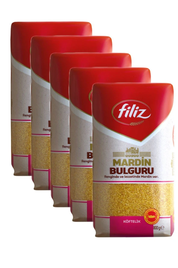 FİLİZ Mardin Köftelik Bulgur 800 Gr, 5 Adet