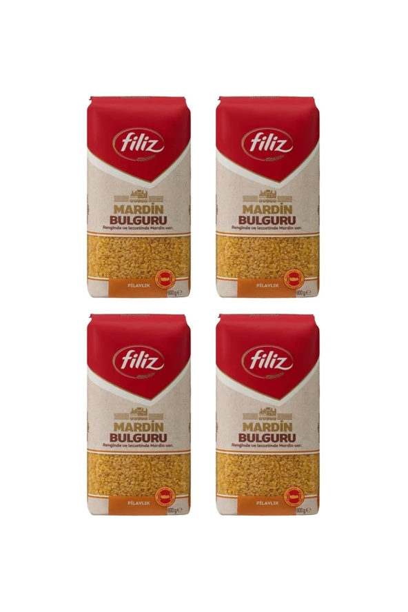 FİLİZ Mardin Bulguru 800 Gr Pilavlık 4 Adet