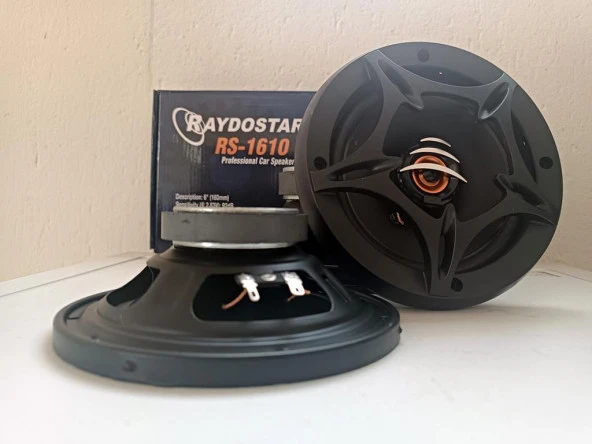 Raydostar RS-1610 2Yollu 16cm Kapaklı Kapı Hoparlör Takımı-2Adet