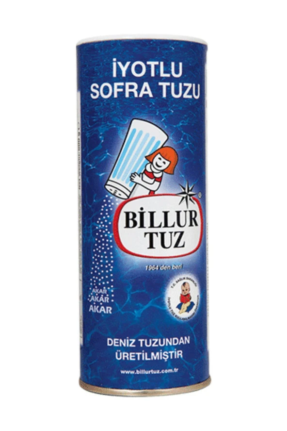 BİLLUR TUZ Tuz Tuzluklu Mavi Kutu 500 Gr