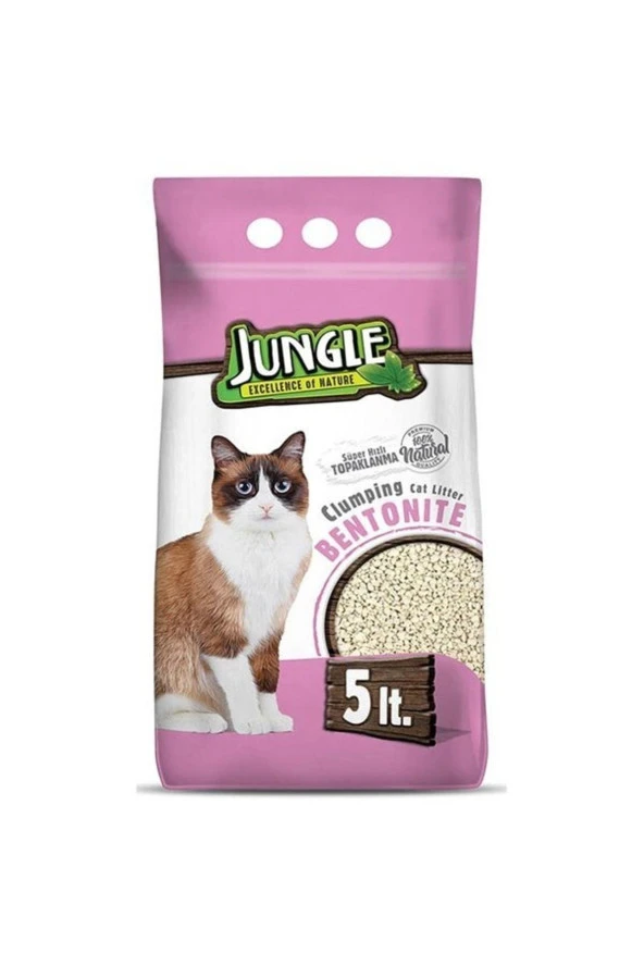 JUNGLE Kedi Kumu 5Lt Bentonite