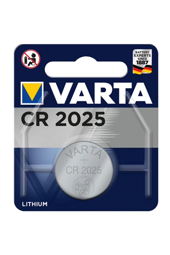 VARTA Elektronik Cr 2025 Tekli Pil