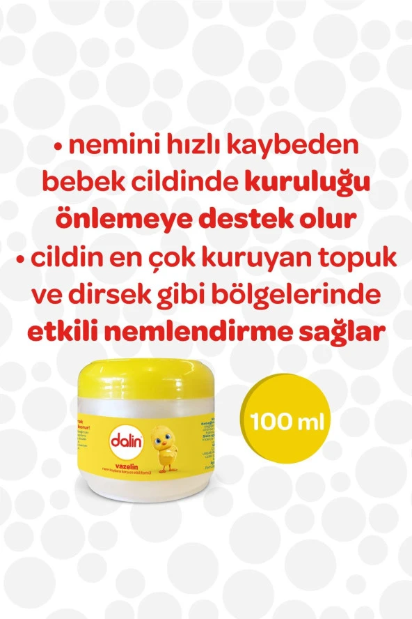 DALİN Nem Kaybına Karşı Formul Vazelin 100 Ml - 2
