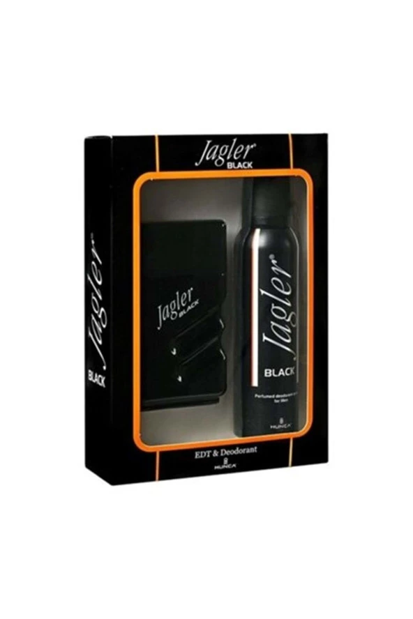 JAGLER Black Edt 90 Ml 150 Ml Deodorant Erkek Parfüm Seti