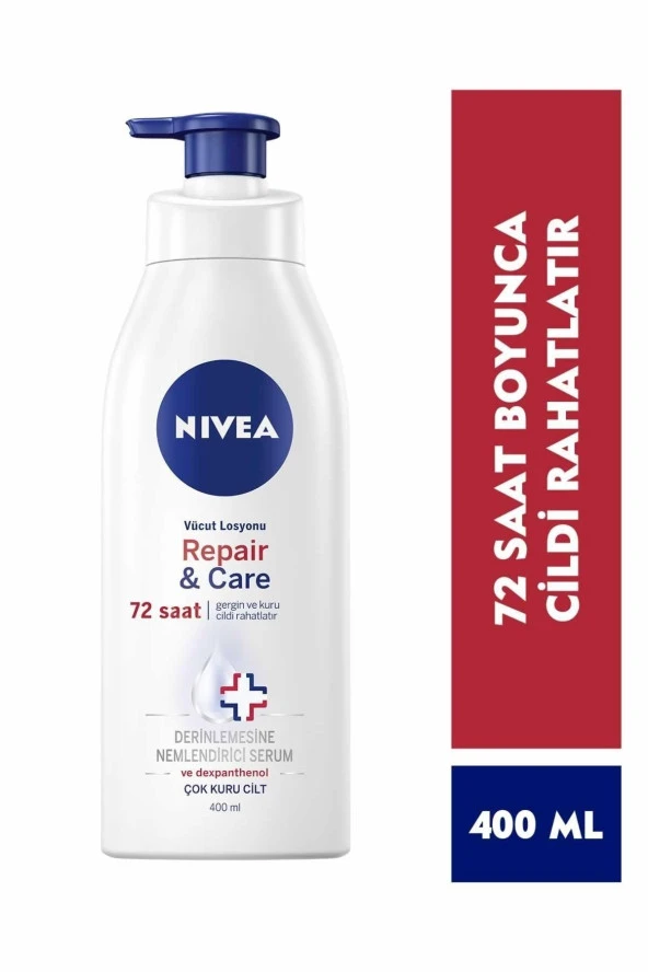 NİVEA Repair And Care Yoğun Bakım & Onarıcı Vücut Losyonu 400 Ml