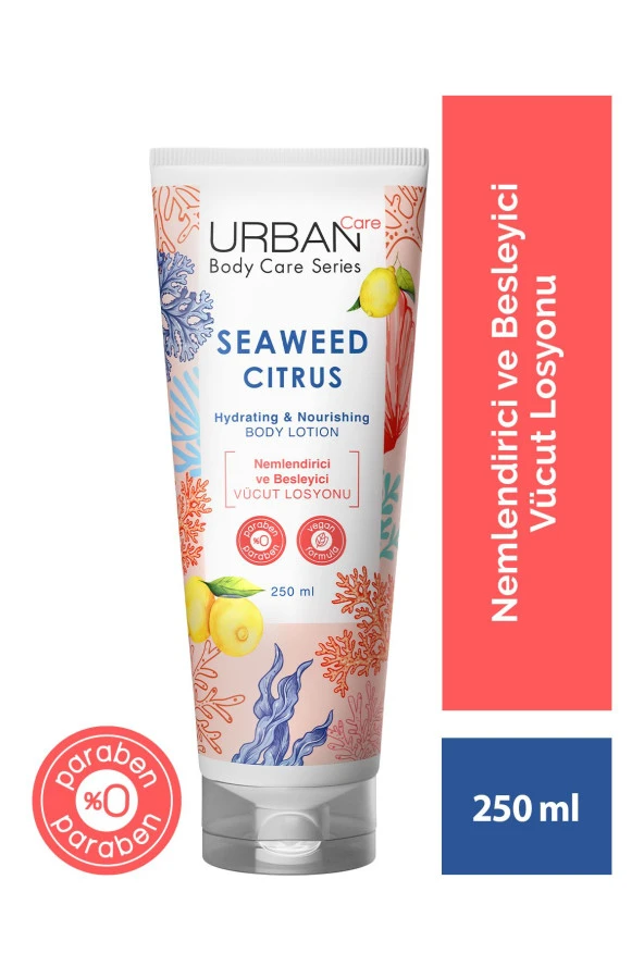 URBAN CARE Seaweed Citrus Nemlendirici Ve Besleyici Vücut Losyonu 250 Ml - Vegan