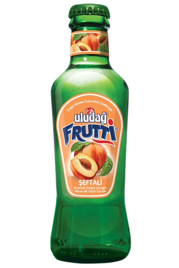 ULUDAĞ Frutti Meyveli Soda 200 Ml Seftali X 6 Adet 8690723571233-6