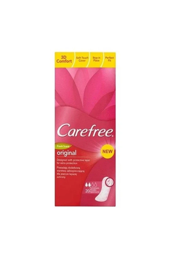 CAREFREE Original Hijyenik Ped Fresh 20 Li