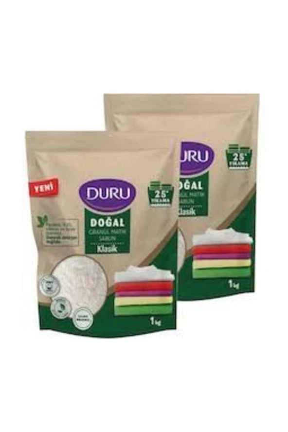 DURU Duru Granül Matik Sabun Klasik 25 Yıkama 2 X 1 Kg