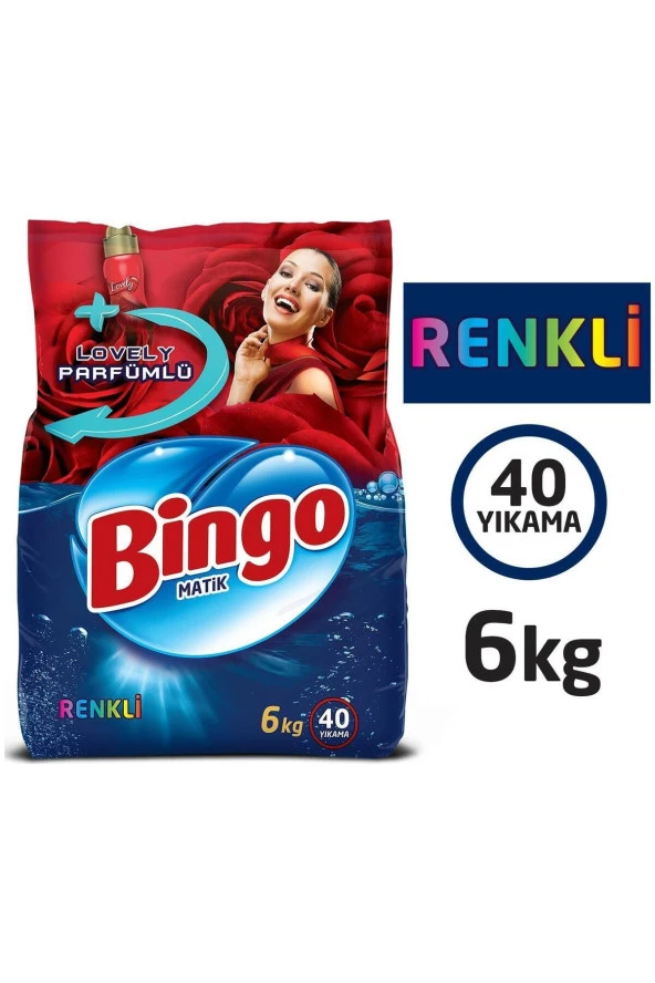 BİNGO Matik 6Kg Renkli