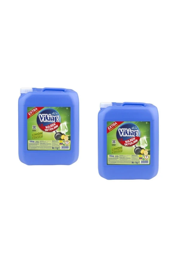 VİKİNG Sıvı Bulaşık Deterjanı 4 Kg - 2 Adet