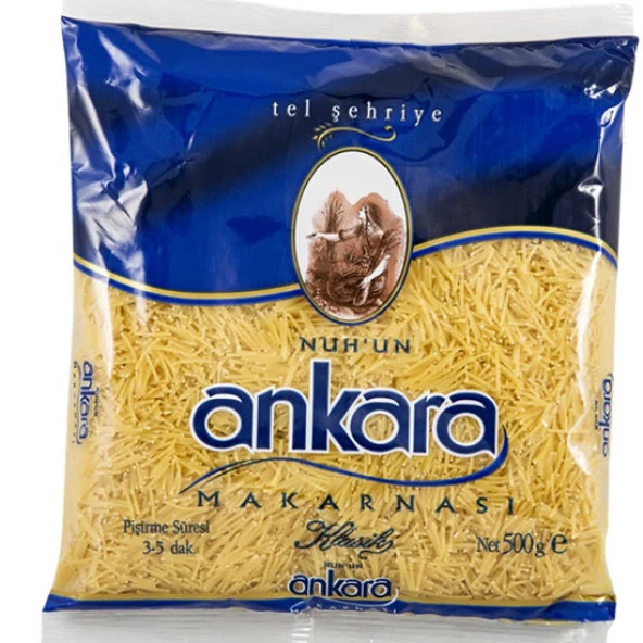 NUHUN ANKARA MAKARNASI Nuhun Ankara Makarna Tel Şehriye 500 G