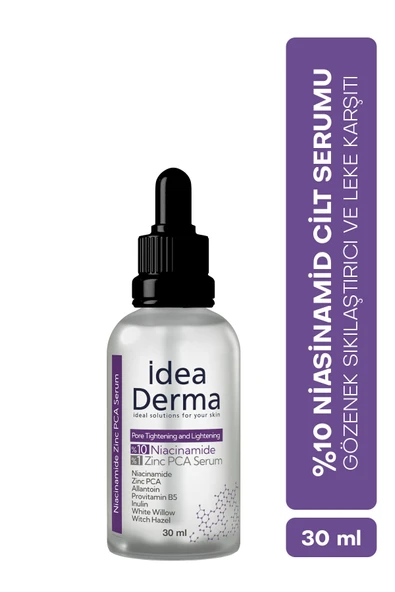 İdea Derma Niacinamide Pore Tightening and Lightening Serum 30 ml ürün görseli 1