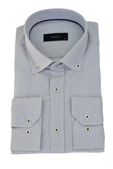 Erkek Klasik Uzun Kol Çizğili Gömlek BGL-ST03511 - Resim 4