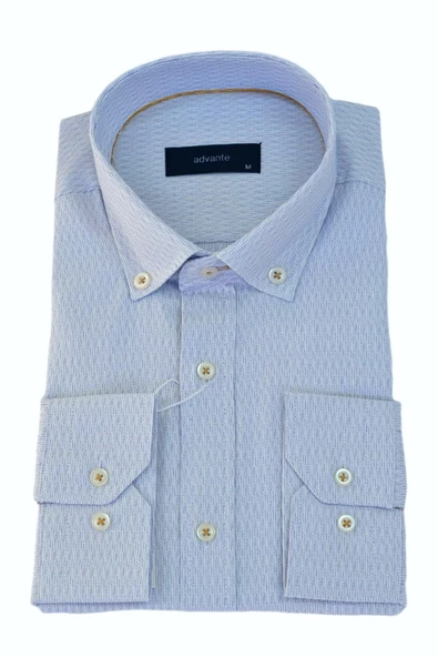 Erkek Klasik Uzun Kol Çizğili Gömlek BGL-ST03511 ürün görseli