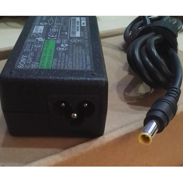 ORJİNAL Sony VGP-AC16V8 Notebook  Adaptör Şarj Aleti 16V 4A (  6.5 x - Pin 1.4 mm) - 3