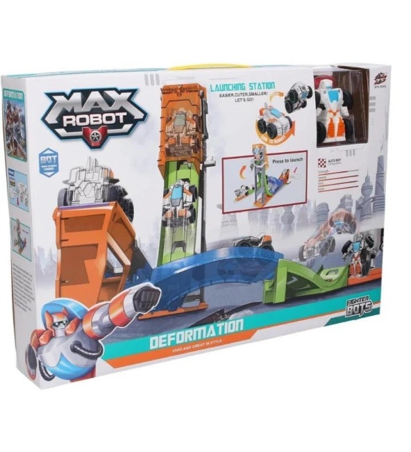 Robota Dönüşen Araba Rampalı, Eğlenceli Oyun Seti - 3