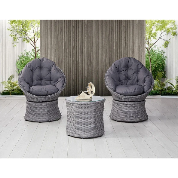 Refresh Rattan Bahçe Balkon Takımı | Oturma Grubu | Rehome
