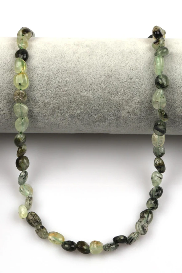 Çilek Kuvars Doğal Taş Dizi 7 x 9 mm Mercimek Kesim - Resim 2