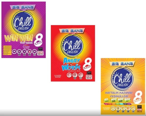 LGS 8. Grade Big Bang Chill Hazırlık Seti 3 Kitap - Resim 4