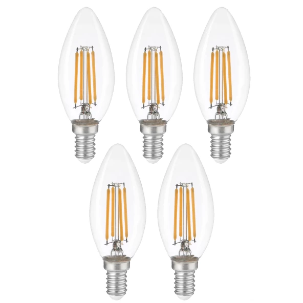Heka 5'li Rustik Led Ampul 8W 3000K E14 (Gün Işığı)