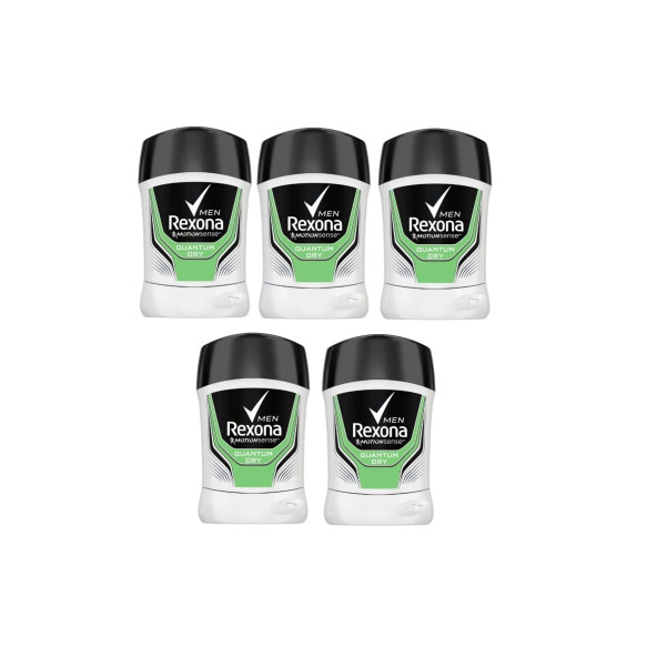 Rexona Erkek Quantum Anti-perspirant Stıck Deo 50 ml 5 Adet