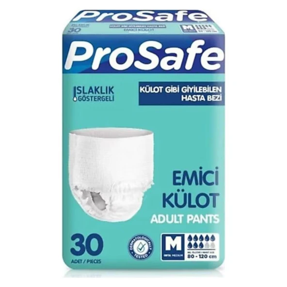 Prosafe Yetişkin Orta Boy (M) Emici Külot 30'lu