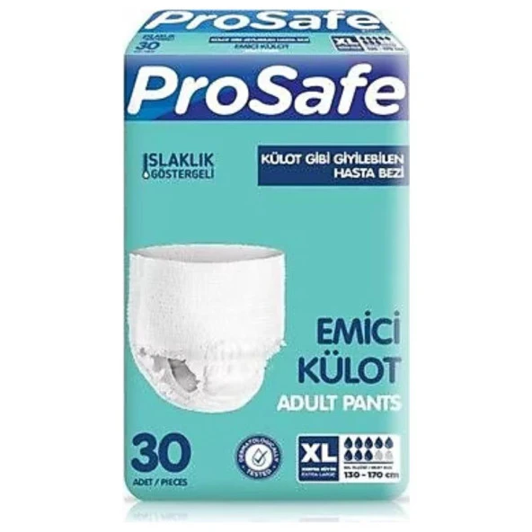 Prosafe Yetişkin Ekstra Büyük Boy (XL) Emici Külot 30'lu