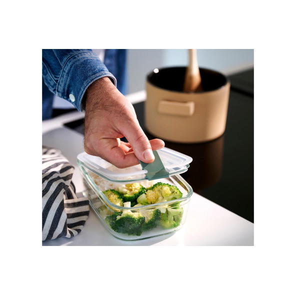 Mepal Easyclip Cam Gıda Saklama Kutusu 2250 Ml - Nordic Sage - Resim 9