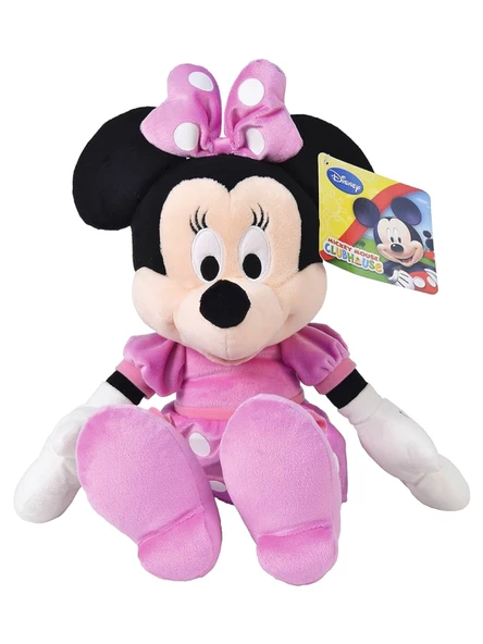 Minnie Mouse Hayranlarına Büyük Boy 43 cm Pembe Lisanslı Peluş - 2