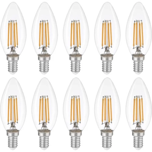 Heka 10'lu Rustik Led Ampul 8W 3000K E14 (Gün Işığı)