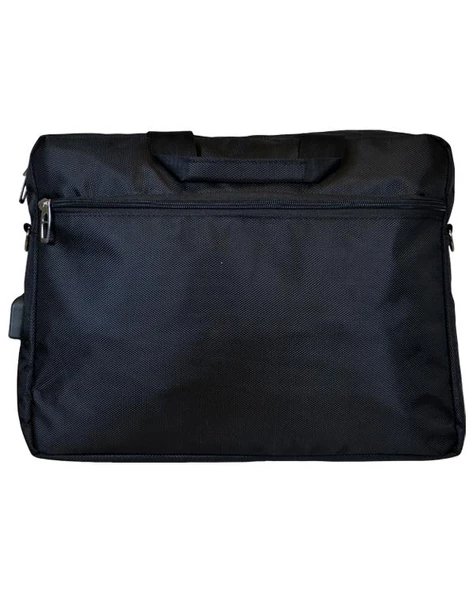 Temel Omuz Askılı Laptop Çantası Siyah - 4