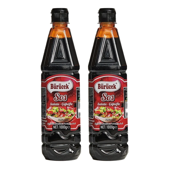 Bürücek Salata ve Çiğ Köfte Sosu 1000 ml 2 li
